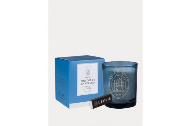 VELA PERFUMADA MUSGO DE CARVALHO 190GR  - LINHA ARABESC