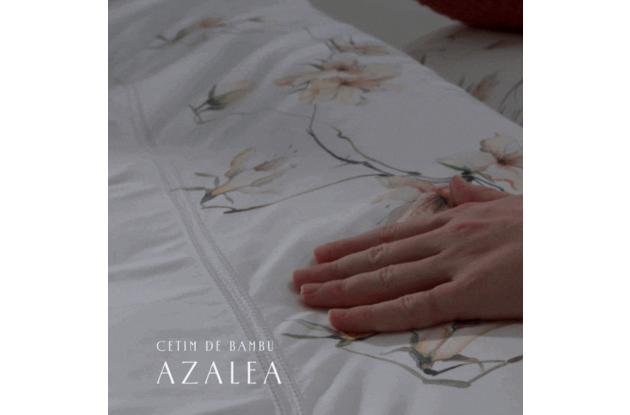 JOGO DE LENÇOL AZALEA 100% BAMBU 280X280 KING