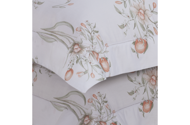 JOGO DE LENÇOL NARCISO QUEEN