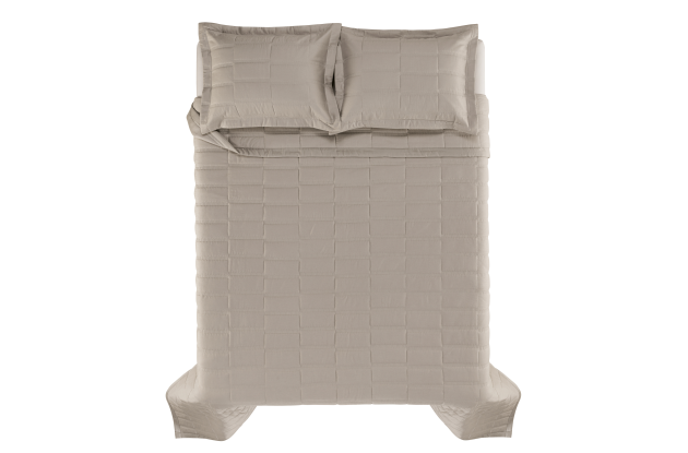 JOGO DE COLCHA VERBANIA NOCCIOLA KING 310X280