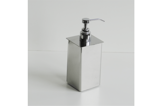 DISPENSER SABONETE LIQUIDO INOX CROMADO 