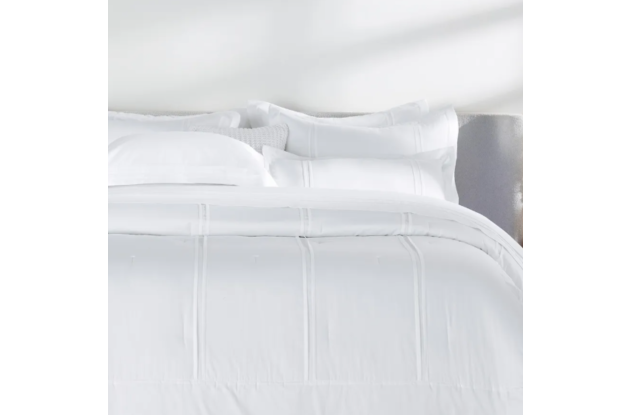 JOGO DE CAMA NAXOS 400 FIOS BRANCO KING