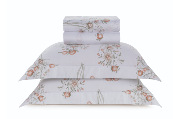 JOGO DE LENÇOL NARCISO QUEEN