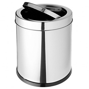 Lixeira de Inox com Tampa Basculante 3,2L  