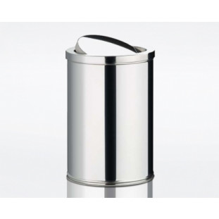 Lixeira de Inox com Tampa Basculante 7,8L         