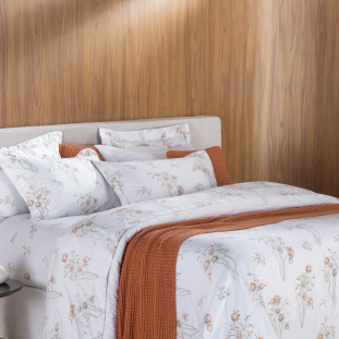 JOGO DE LENÇOL NARCISO QUEEN