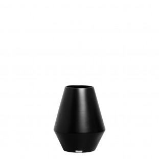 Vaso em Ceramica Preto 23,2cm