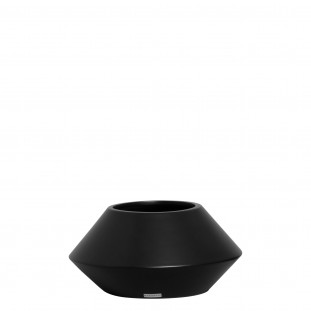 Floreira em Cerâmica Preto Fosco 24,7cm