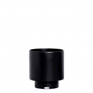 Vaso Preto em Ceramica 20,5cm