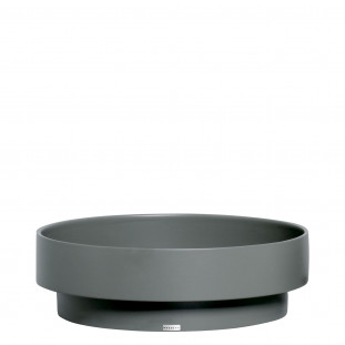 Floreira em Cerâmica Chumbo Fosco 39,5cm