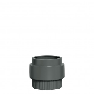 Vaso Chumbo Fosco 15cm