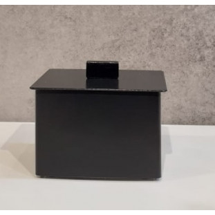 Porta Cotonete Retangular Black