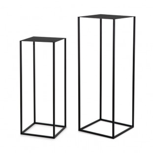 MESA DE APOIO PRETA EM METAL G