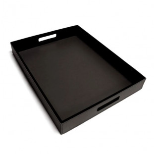 BANDEJA RETANGULAR MONTANA PRETO GRANDE