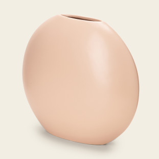 VASO EM CERAMICA PESSEGO 32CM