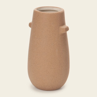 VASO EM CERAMICA COM ALÇA 19,5CM