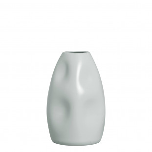 VASO AMASSADO OFF WHITE FOSCO - 32,3x21 cm