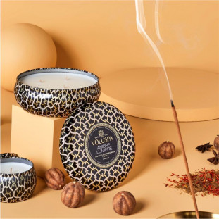 VELA LATA 3 PAVIOS 60H AMBRE LUMIERE  - VOLUSPA