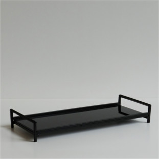 Bandeja Retangular Black 12x28