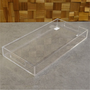 Bandeja de servir em Acrilico Cristal 30x50cm