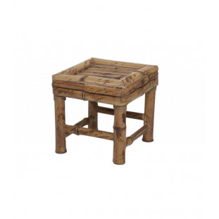 Banqueta Mini em Bambu Natural