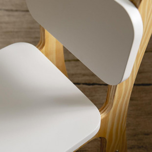 Cadeira Naturé Pinus Branca