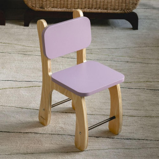 Cadeira Naturé Pinus Lilás