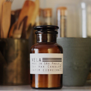 Vela Mini Antique Capim Cidreira - 118g