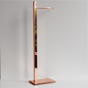 Papeleira de Piso com base Retangular Cobre