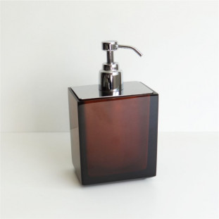 Dispenser de Sabonete Liquido Retangular Ambar