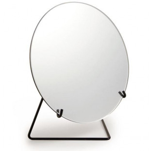 Espelho com Suporte de Metal Preto Grande