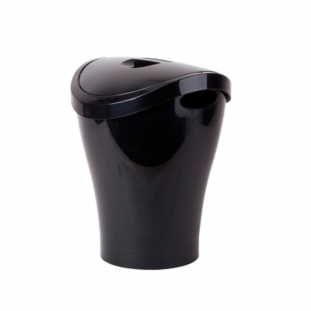 Lixeira Swingo Preta 9L