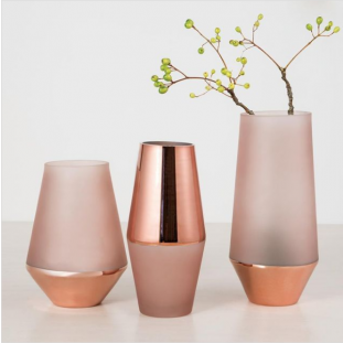 Vaso Mocca Rose Gold 26CM