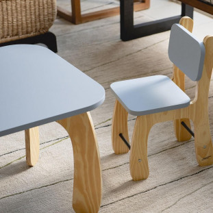 Mesa Naturé Pinus Azul 