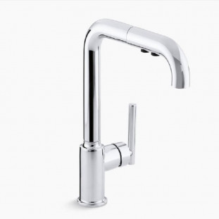 Misturador Monocomando de Mesa com Ducha Removível para Cozinha Purist - Kohler