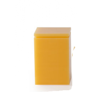 Porta Algodão e Cotonete Quadra Papaya