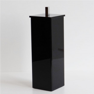 Porta Escova de Dentes Allegry Acrílico Preto 