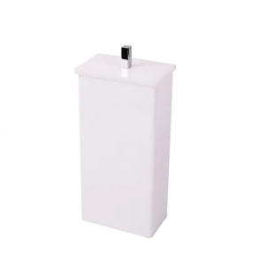 Porta Escova de Dentes Retangular Acrílico Branco