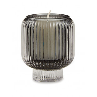 Porta-velas Fumê em Vidro