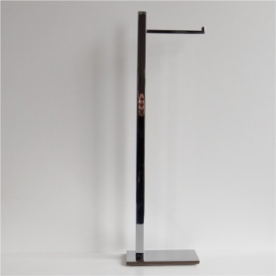 Papeleira de Piso com Base Retangular Cromada