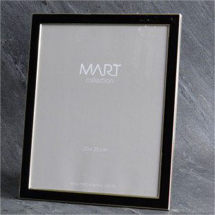 Porta Retrato Preto e Dourado