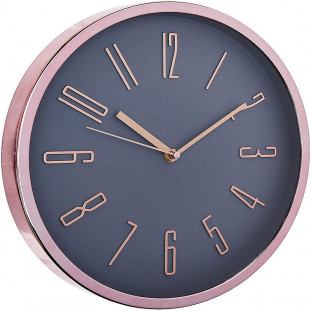 Relógio de Parede Rosê e Grafite