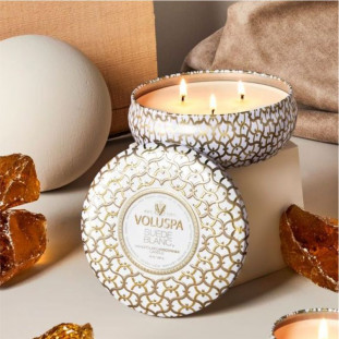 VELA LATA 3 PAVIOS 60H SUEDE BLANC - VOLUSPA