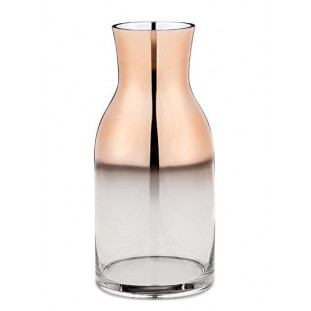 Vaso de Vidro Rose degradê 30CM