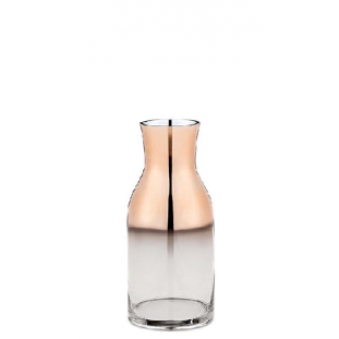 Vaso de Vidro Rose degradê 20CM